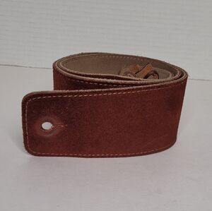 Levy's Brown Suede Guitar Strap 2.6" wide